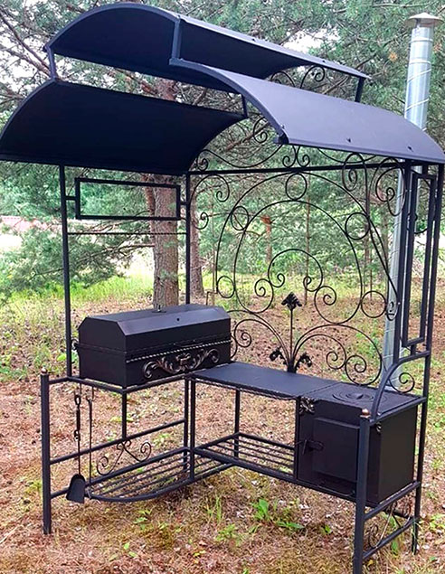 Эксклюзивные кованые мангалы для дачи